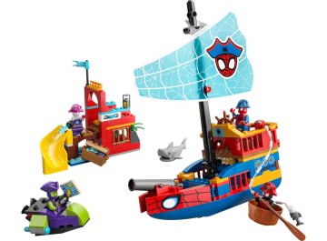 Bateau de pirate et super-héros