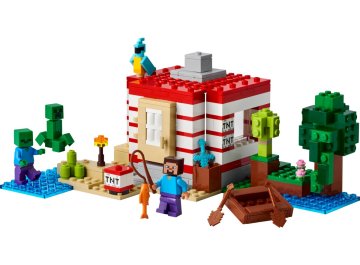 La maison en TNT de la jungle Minecraft