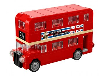 Bus londonien rétro à construire