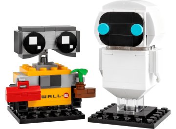 Wall-E et Eve BrickHeadz
