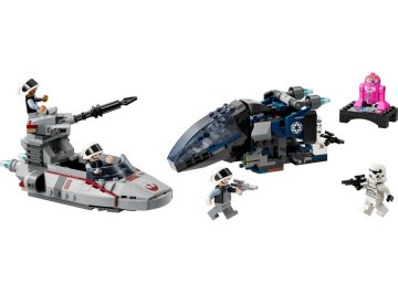 Dropship impérial vs speeder rebelle