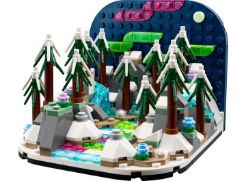 Diorama des aurores boréales