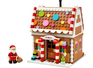 La maison en pain d'épices festive