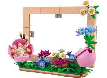 Cadre photo fleuri