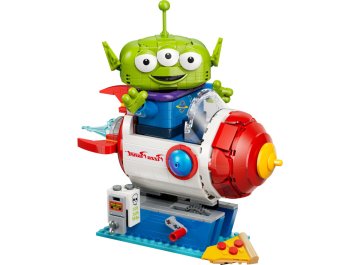 Alien et la fusée Pizza Planet