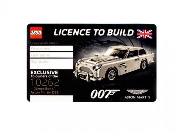 Licence to build pack VIP James Bond