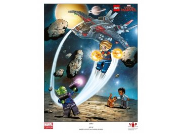 Tirage d'art Captain Marvel 1 sur 3