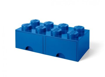 Brique de rangement à 8 tenons avec tiroirs