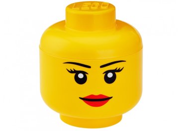 Boîte de rangement tête de minifigurine