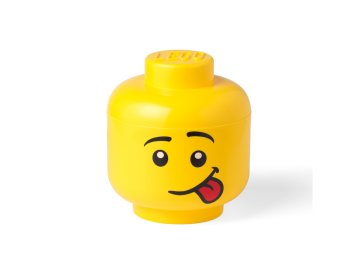 Boîte de rangement tête de minifigurine