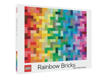 Puzzle arc-en-ciel de briques
