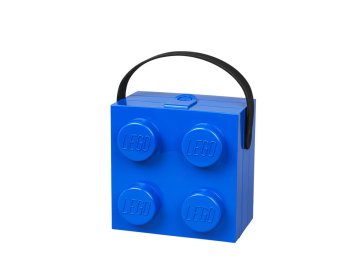 Boîte de transport en forme de brique bleue