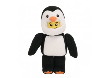Peluche garçon pingouin grand format