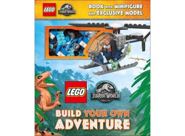 Livre Jurassic World avec Hélicoptère
