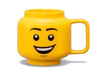 Grande tasse minifigurine garçon rieur