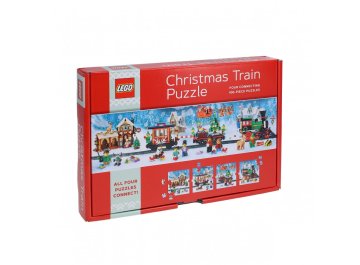 Puzzle train de Noël
