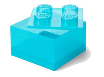 Boîte de rangement translucide 4 tenons