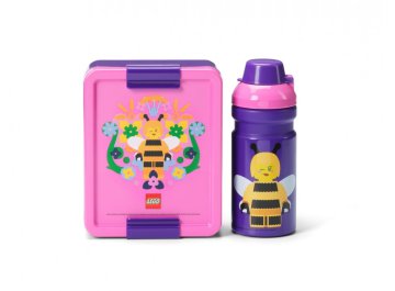 Boîte repas et gourde La fille abeille