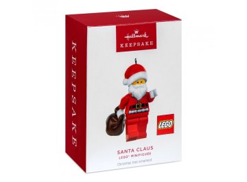 Décoration de sapin Père Noël minifigurine