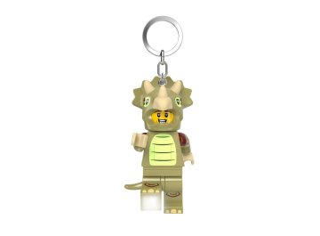 Porte-clés dinosaure tricératops lumineux