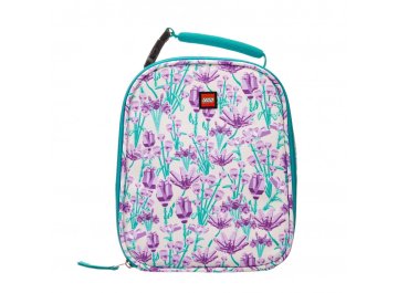 Sac-repas isotherme bouquet mauve