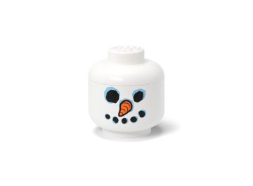 Boîte de rangement tête de bonhomme de neige