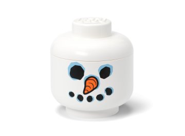 Boîte de Rangement Tête Bonhomme de Neige