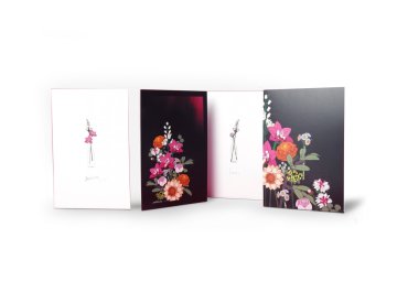 Cartes de vœux Botanicals (lot de 4)