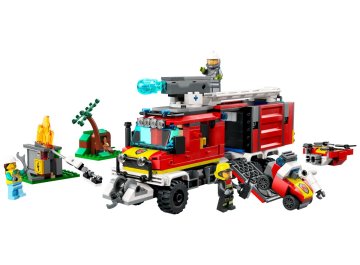 Le camion d'intervention des pompiers