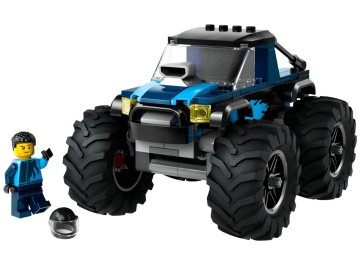 Monster truck bleu