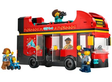 Le bus rouge à deux étages
