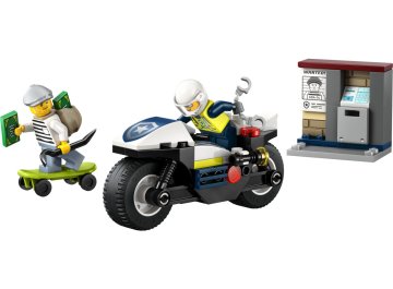 La course-poursuite en moto de police