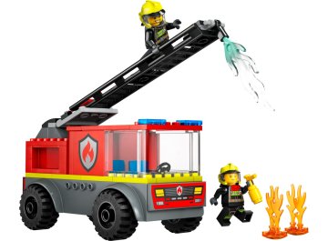 Camion de pompiers avec échelle