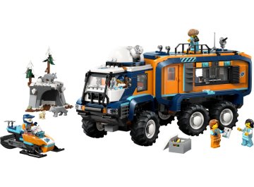 Le camion scientifique des explorateurs en Arctique