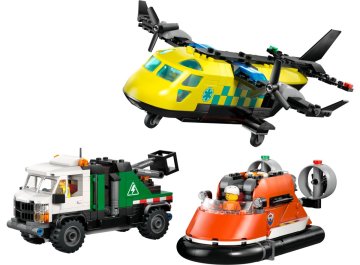 Avion, camion d'assistance et aéroglisseur modulable