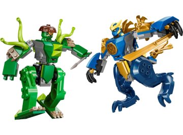 Le combat du robot dragon de Jay
