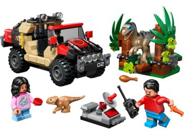 Le vélociraptor et l'évasion en 4x4