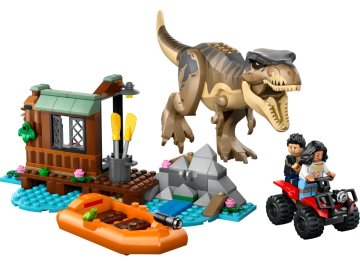 Le T. rex et l'évasion sur la rivière