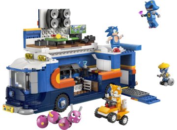 Le camion de contrôle de l'équipe Sonic