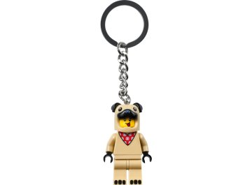 Porte-clés garçon bouledogue français