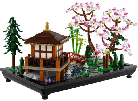 Lego® 10315 le jardin paisible - set icons jardin zen