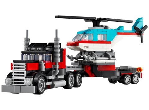 Lego® 31146 Le Camion Remorque avec Hélicoptère