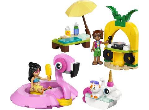 Lego® 42658 Fête dans la Piscine avec Bouées Licorne et Flamant Rose