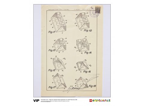 Lego® 5006001 Poster Technique Vintage Exclusif VIP