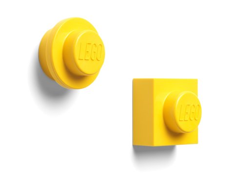 Lego® 5006176 Aimants briques rouges - 2 pièces magnétiques