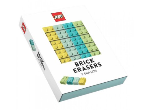 Lego® 5006201 Gommes Briques 2x4 - Pack de 8