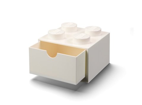 Lego® 5006313 Brique de Rangement avec Tiroir Blanc