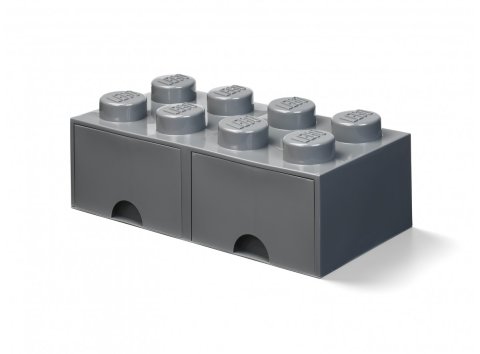 Lego® 5006329 Brique de Rangement 8 Tenons avec 2 Tiroirs