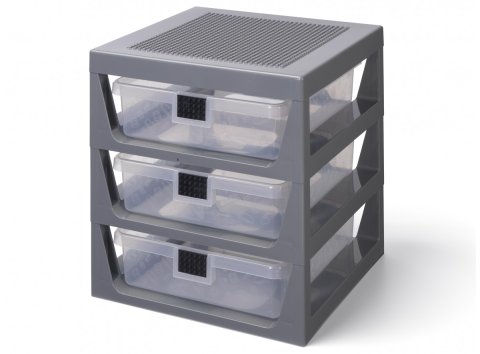 Lego® 5006608 Système de rangement à 3 tiroirs gris