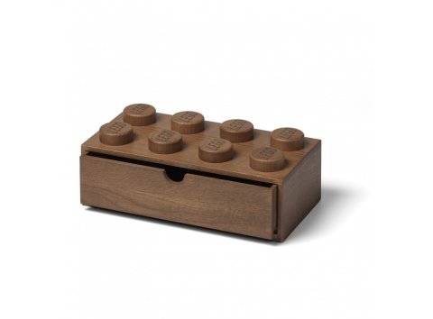 Lego® 5007116 Brique de Rangement Bois Chêne Foncé